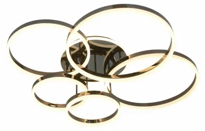 Immagine prodotto di Plafoniera GEETI Schenna 80 W, 8000 lm, 3000 K, cromo nero