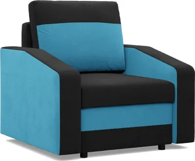 Produktbild von Loungesessel für das Wohnzimmer Orion, Schwarz + Blau