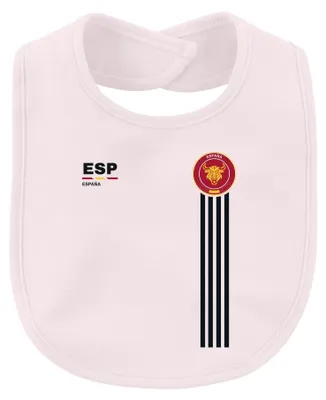Imagen del producto de España, Alemania, fútbol, toro, escudo, aficionado, Campeonato Europeo, babero, rosa