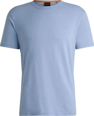 Produktbild von Boss Herren T-Shirt Tegood mit Rundhalsausschnitt, normaler Passform und Einfassungsdetail