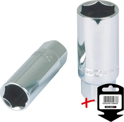Image de KS-Tools 918.1206-E 1/2" CHROME+ Stec pour bougies d'allumage