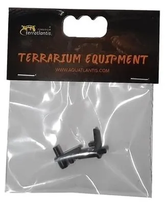 Productafbeelding van TerrAtlantis Terratkantis Scharnierset Voor Terrarium Rechts | metalen reservescharnieren voor glazen terrariumdeuren