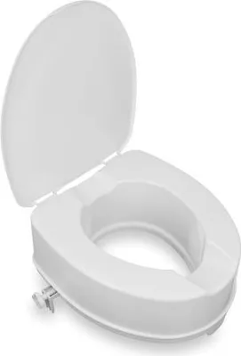 Immagine prodotto di Raising toilet seat with flap 225 kg KING