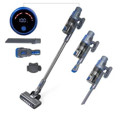 Zdjęcie produktu dla Odkurzacz bezprzewodowy pionowy BERGMANN HAX 121 filtr HEPA elektroszczotka 2w1 450W