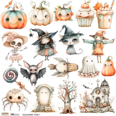Immagine prodotto di AUFKLEBER - ScrapLove - Halloween carino 1