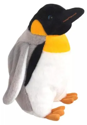 Imagen del producto de Peluche de pingüino emperador gris, 30 cm