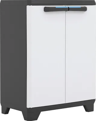 Produktbild von KETER Linear Base Lagerschrank Schwarz/Hellgrau 9725