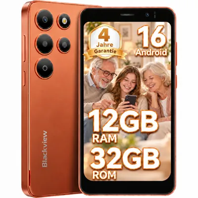 Produktbild von 2026 Blackview-Oscal Wave 2C 5" ultraleicht handy Ohne Vertrag,Android 16, 12+32GB, Face ID, Dual SIM, 1080P, gratis TPU Protective Case