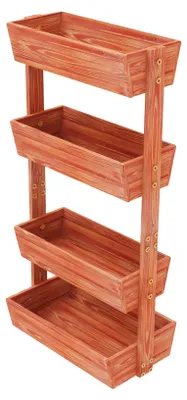Image de Jardin vertical, design vertical, bacs de plantation amovibles, orange, orange