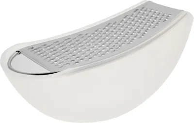 Image de Alessi Parmenide Râpe avec boîte à fromage, gris glacé