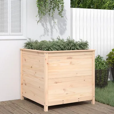 Image de Maison Exclusive - Bac à plantes 82,5 x 82,5 x 78 cm en pin massif