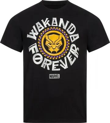 Produktbild von XL|Black Panther Marvel Wakanda Forever Herren T-Shirt MAMTS077BLK
