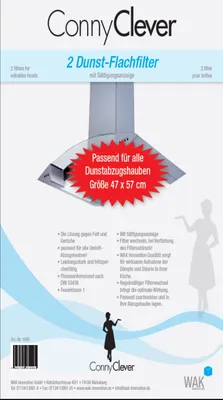 Produktbild von Dunstabzug Fettfilter Flachfilter Dunstabzugshaube Filter 47 x 56 cm für alle Abzugshauben