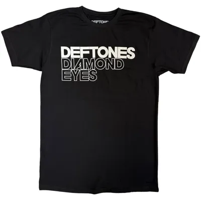 Image de Deftones - Diamond Eyes T-shirt unie moyen - Noir