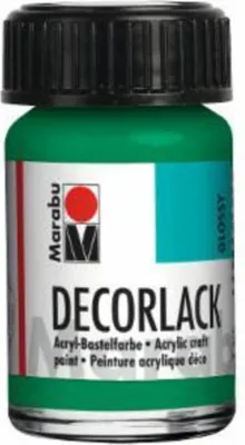 Produktbild von Marabu Acryllack "Decorlack", saftgrün, 15 ml, im Glas