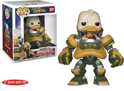 Produktbild von Funko Pop! Marvel: Contest of Champions - Howard the Duck in Duck Mech #301 6” Super Sized