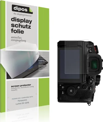Produktbild von 4x Schutzfolie für Panasonic Lumix DC-GH6 matt Displayschutzfolie Folie Display Schutz dipos