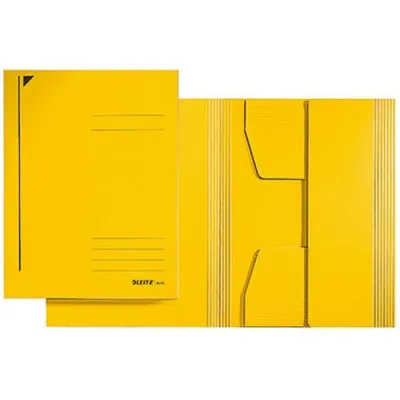Zdjęcie produktu dla Skoroszyt Leitz 3924-00-15 Legal - A4, karton Pendarec 430g, żółty