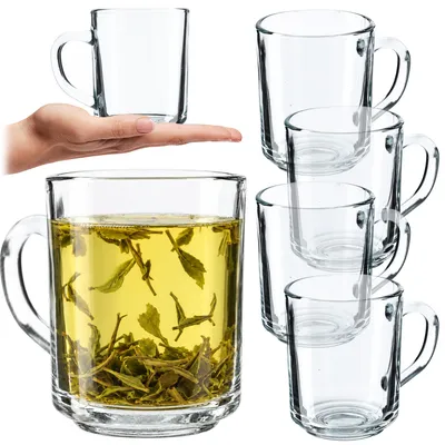 Zdjęcie produktu dla KADAX Szklanki Do Herbaty Kawy 240ml Komplet 4szt