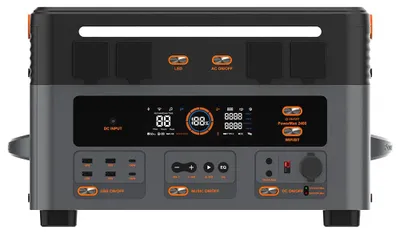 Productafbeelding van Portable Powerstation - Draagbare Accu - Powerbank - Stroomgenerator - Noodstroom - 2400W Output