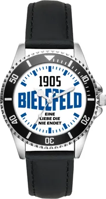 Produktbild von KIESENBERG Herrenuhr Armbanduhr Bielefeld Geschenk Artikel Idee Fan Analog Quartz Uhr L-6091