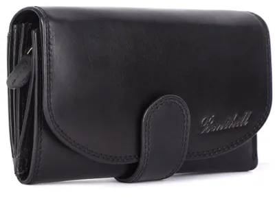 Produktbild von Benthill Damen Geldbörse Echt Leder - Portemonnaie mit RFID Schutz - Portmonee viele Kartenfächer - Echtleder Vintage Damenbörse inkl. Geschenkbox