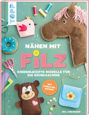 Obrázek produktu pro Filzbuch für Kinder ab 5 Jahren mit illustrierten Schritt-für-Schritt-Anleitungen