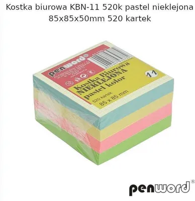 Obrázek produktu pro Kancelářská pastelová kostka 85x85x50mm 520K