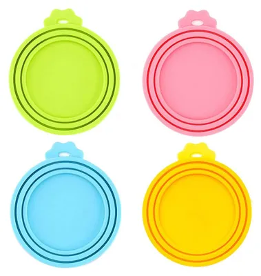 Obrázek produktu pro Silikon-Deckel Für Tierfutterdosen, 6 Stück, Kompatibel Mit Standard-Dosen, Für Hunde- Und Katzenfutter, Frische Halten