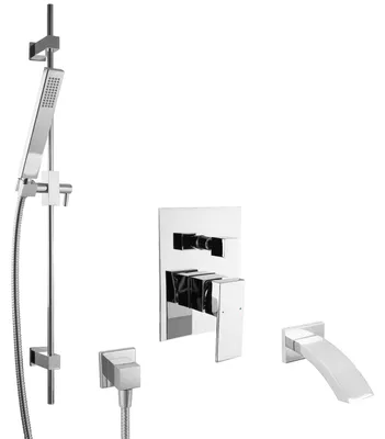 Image de Set de robinetterie encastrée PaulGurkes pour baignoires