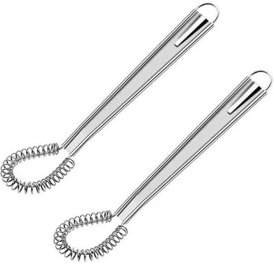 Produktbild von Silberne Stahlspiralschutz, 20 cm, 2er Pack