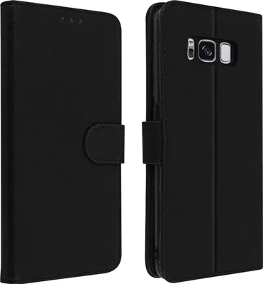 Immagine prodotto di Avizar, flip cover portafoglio, custodia in Pelle finta per Samsung Galaxy S8, nero