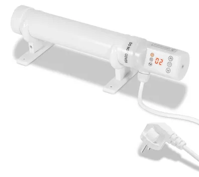 Zdjęcie produktu dla Ogrzewacz elektryczny do szklarni Vigevee, 60 W, z timerem, grzejnik rurowy o długości 340 mm