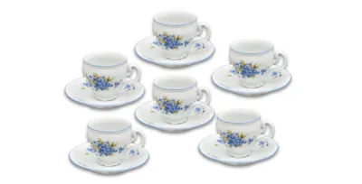 Image de Thun 1794 Bernadotte, tasses à café et soucoupes, mûre, 170 ml, Thun, 6 pièces