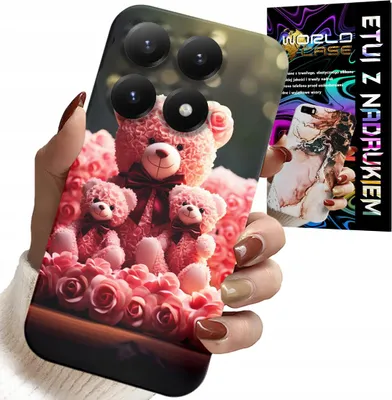 Produktbild von Etui Do Xiaomi 17 - Rodzinka Różanych Misiów Upominek +Folia