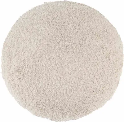Image de WohnDirect Tapis de salle de bain VIENNA Crème Ø 70 cm
