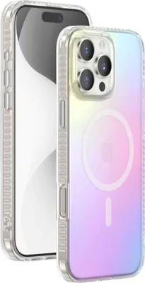 Image de Coque MagSafe IP16ProMax Semi-transparente Irisée