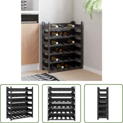 Image de The Living Store Casier à vin pour 36 bouteilles PP Empilable