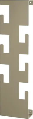 Produktbild von HAKU Wandgarderobe Schilfgrün - Stahl, B/H/T: 15x60x8 cm