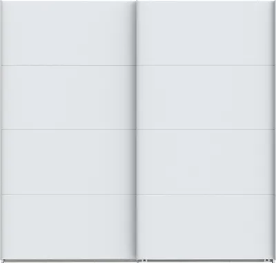 Produktbild von Furniture24 Sophistispace Ssqs92411-120 – Großer Schwebetürenschrank (220 Cm) | Moderner Kleiderschrank In Weiß Matt
