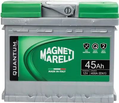 Productafbeelding van Quantum Energy Magneti Marelli autobatterij, 45Ah, 12V, 360A, EN1, geschikt voor L1B cassettes