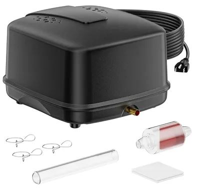 Productafbeelding van Vijverbeluchter voor grote vijvers, 2400 l/u, 18 W, stil, krachtig, voor tuinvijver en aquacultuur