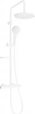 Produktbild von Mexen KX05 Brausegarnitur für Aufputzmontage mit Kopfbrause und Thermostatmischer, Weiß - 771500591-20