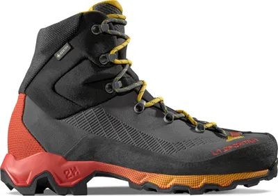 A single hiking boot shown from the side against a white background.