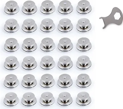 Produktbild von TENAX® Set 20/30/50/100 Stk. Oberteile für Planenstärke bis 2mm inkl. Tenax-Schlüssel Größe: 30er Set