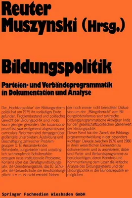 Produktbild von Bildungspolitik