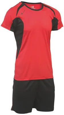Immagine prodotto di Asioka 69/12-Set – Maniche corte – Unisex, taglia S, rosso/nero
