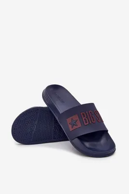 Produktbild von Herren Pantoletten Big Star SS174361 Marineblau 40