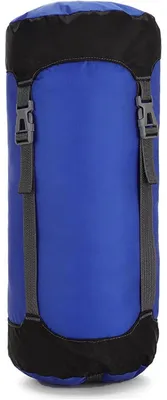 Productafbeelding van Waterafstotende compressiezak, ultralicht, blauw, 15 liter, gemaakt van 210D nylon