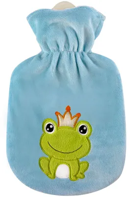 Produktbild von Sänger - Wärmflasche - Velourbezug - Froschkönig